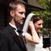  Joe and Laura, newly wed and beaming. (That's how Joe beams.)