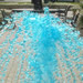  Scary blue water fountain near the rose garden.
