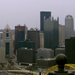  Downtown Pittsburgh.  There are a lot of bridges.