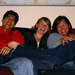  Several of my middle-school classmates from Guam now live in Seattle.  L to R: Susumu, me, Tina, Trevor, with Maria getting all the action.