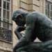  Le penseur in the jardin Rodin.