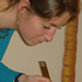  Dejana prepares the sugar.