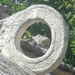  Hoop from a Mayan ball game.  The winning team sacrificed a player in oblation.