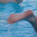  My brother and I goof off in the pool (pre-dolphins)