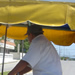  Bicyclists and drivers shared the skinny lanes