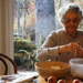  Grandma peeling apples for Thanksgiving waldorf salad