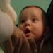 Thilo reaching in his crib.