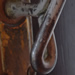  The gate house was full of neat fixtures, like this door handle.