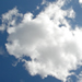  Through the sunroof of my car: the sky above East Burnside near Grand.