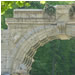  The Sch&ouml;nbrunn gardens were full of stone arches and statues